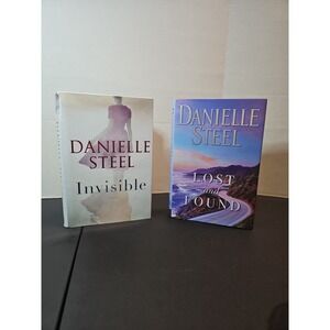Danielle Steel Hardcover Lot Of 2 Invisible and Lost and Found